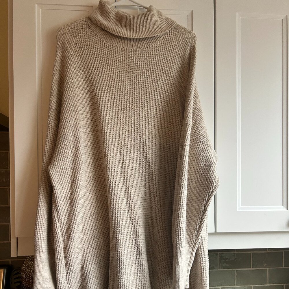 Aerie turtleneck sweater dress XL